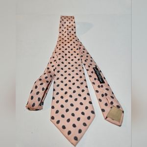 Kuppenheimer Men's Clothier Italy 100% Silk Pink & Blue Tie Size 3.25 X 59